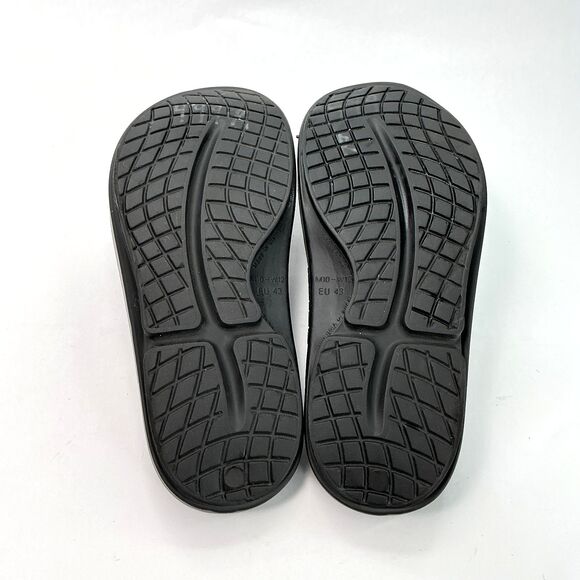 OOFOS OOahh Sport Slide Sandals Mens 10 Womens 12 Comfort Orthopedic Shoes Black main image 3